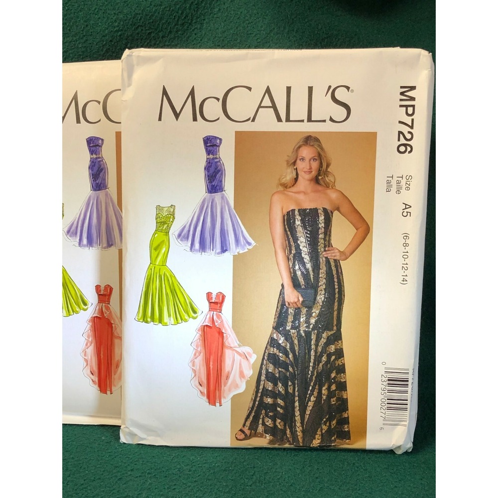 McCall's Evening Dress and Belt, Size E5 (14 - 22) MP726